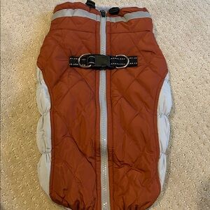 NWOT AOFitee Rust and Gray Dog Vest